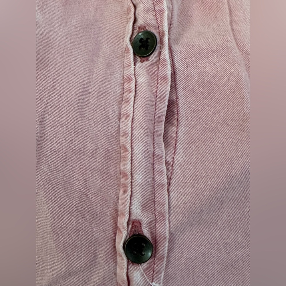 Universal Thread Dusty Rose Button-Up Collard Shi… - image 4